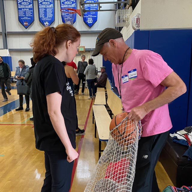 Big Wave Project founder Jeff Peck with daughter Lizzie